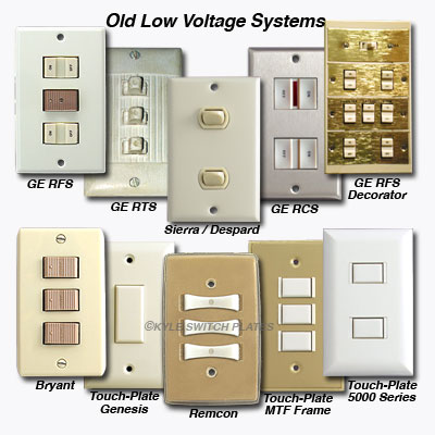 Old Low Voltage Lighting Switch Plate Photo Examples